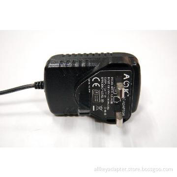 ac dc power jack plug adapter 12W Wall mount plug 12V 1A for UK